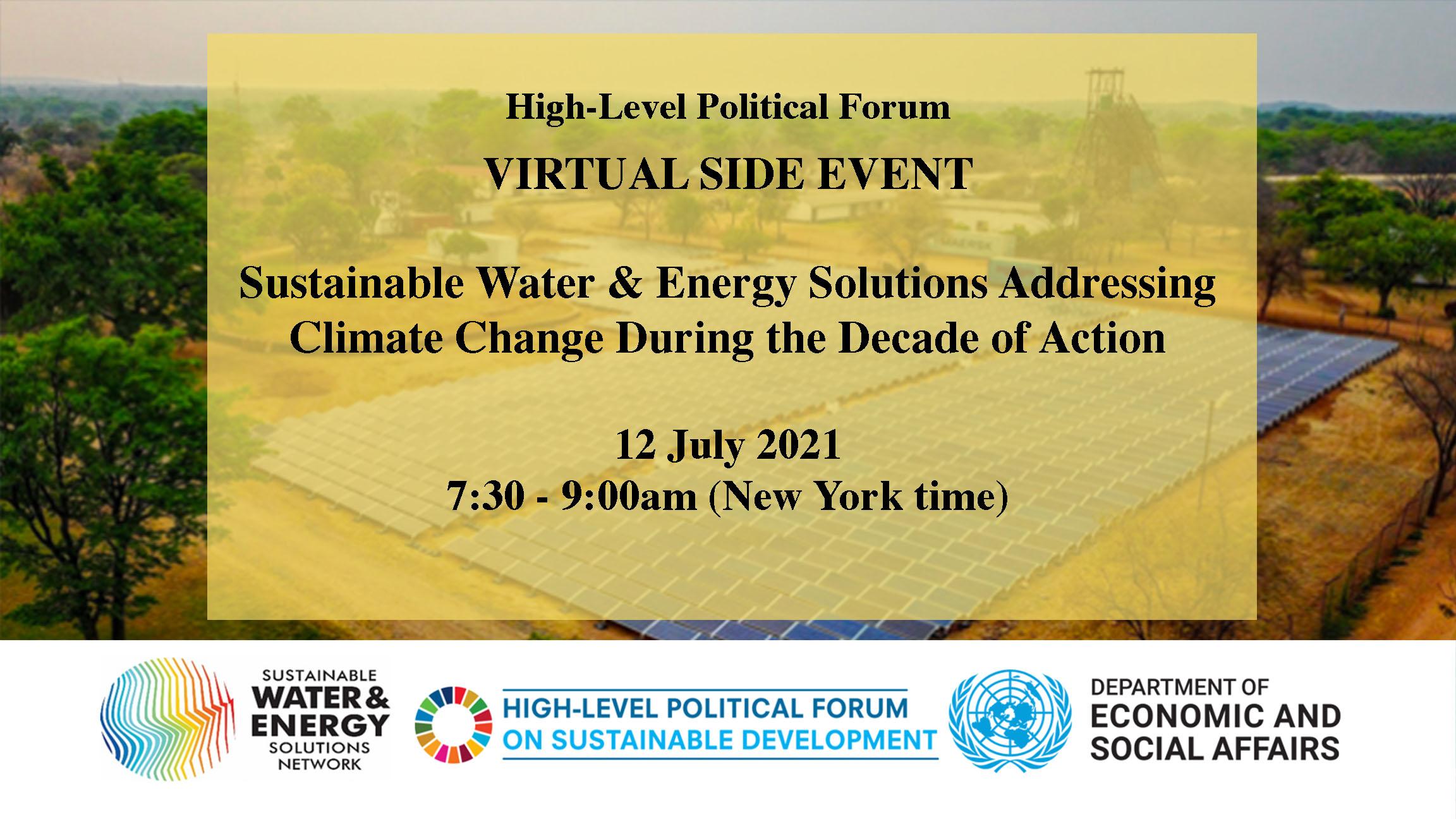 Water Energy Network | संयुक्त राष्ट्र